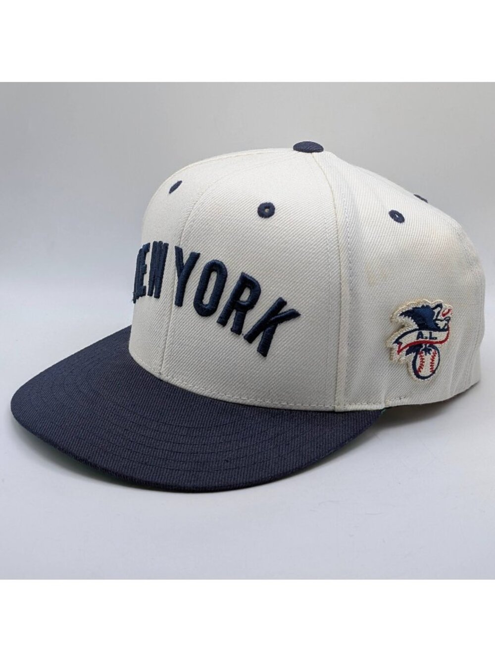 New York Yankees Snapback Hat Cap Spellout MLB Baseball American Needle READ
